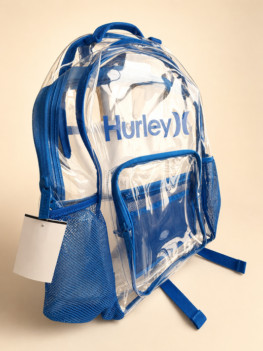 Hurley Transparent Backpack – Premium Clear School & Travel Bag