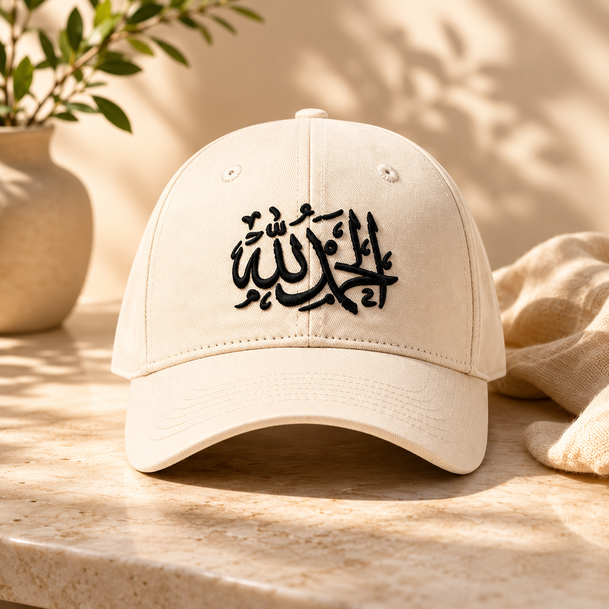 Alhamdulillah Embroidered Baseball Cap | Premium Cotton Hat