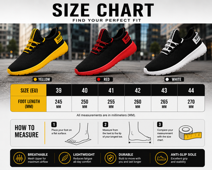 Breathable Mesh Slip-On Walking Shoes for Men & Women | Lightweight Casual Sneakers