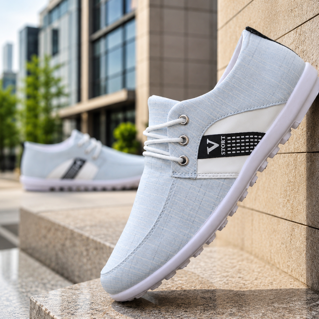 Men'S Soft-Soled Canvas Shoes, Sports And Leisure Old Beijing Cloth Shoes, Peas Shoes