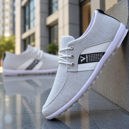 Men'S Soft-Soled Canvas Shoes, Sports And Leisure Old Beijing Cloth Shoes, Peas Shoes