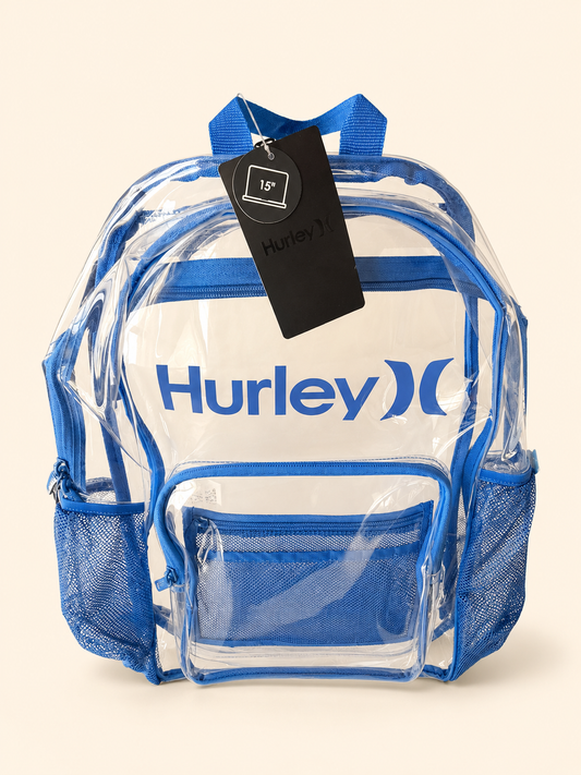 Hurley Transparent Backpack – Premium Clear School & Travel Bag