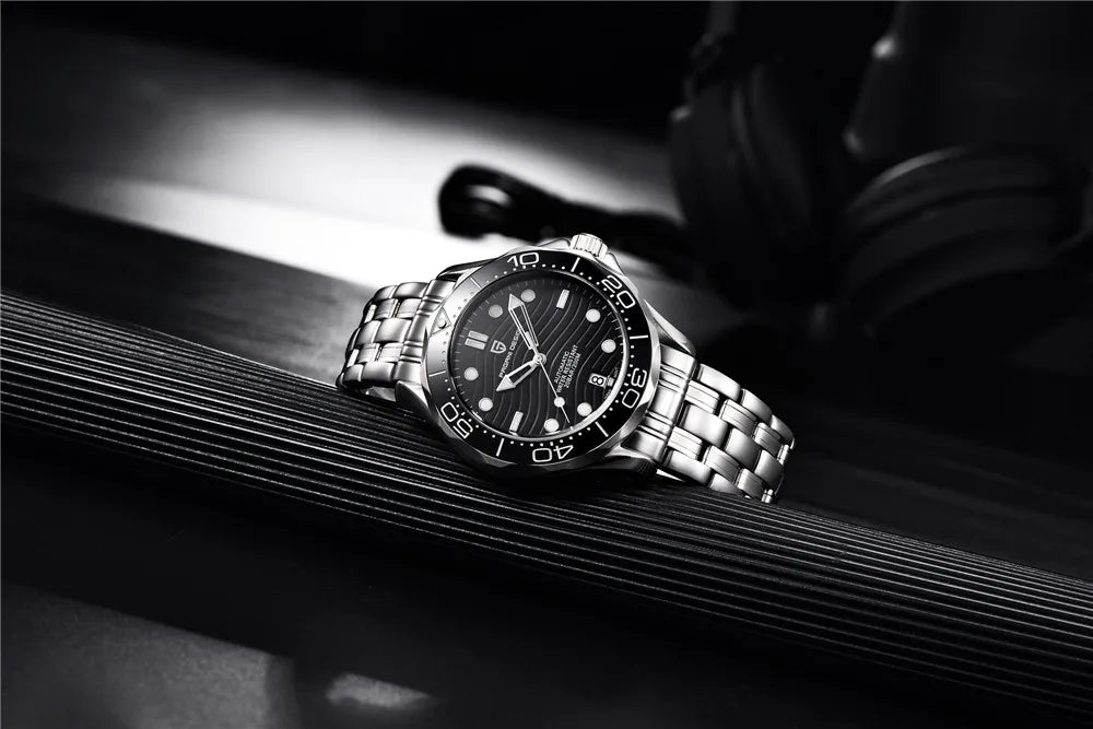 Pagani Design 2026 Automatic Mechanical Watch – Green Dial, Sapphire Crystal, Miyota 8215, Stainless Steel