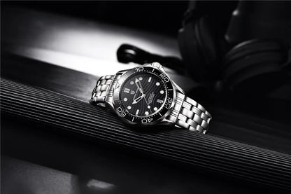 Pagani Design 2026 Automatic Mechanical Watch – Green Dial, Sapphire Crystal, Miyota 8215, Stainless Steel