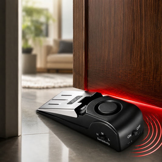 Portable Door Stop Alarm – Home & Travel Security