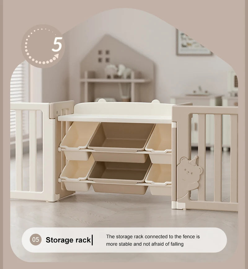High Quality Baby Safety Playpen Parques Infantiles Para Interior Fence Panels Outdoor Foldable Playpen for Baby