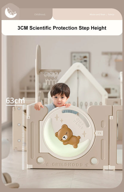 High Quality Baby Safety Playpen Parques Infantiles Para Interior Fence Panels Outdoor Foldable Playpen for Baby