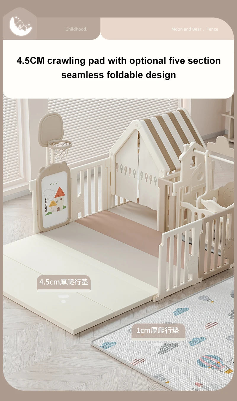 High Quality Baby Safety Playpen Parques Infantiles Para Interior Fence Panels Outdoor Foldable Playpen for Baby